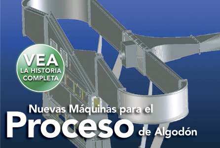 DiloGroup ofrece máquinas para el procesamiento de fibras cortadas de algodón y otros tipos, usadas en diversas aplicaciones, incluyendo en no tejidos.